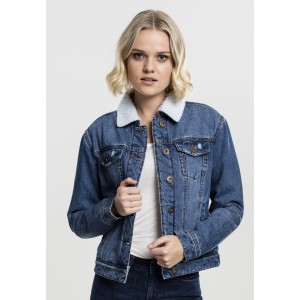 Ladies Sherpa Denim Jacket