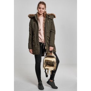 Ladies Imitation Fur Parka