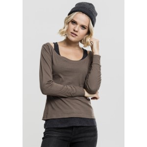 Ladies Two-Colored Longsleeve