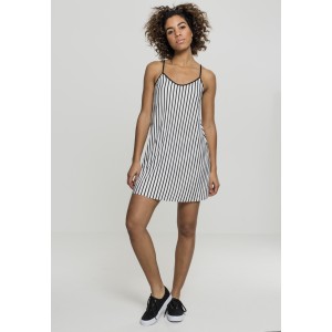 Ladies Striped Pleated Slip...