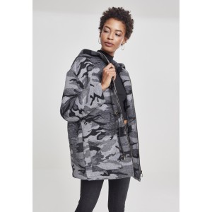 Ladies Oversize Camo Parka