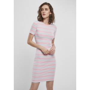 Ladies Stretch Stripe Dress