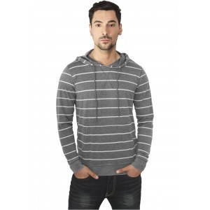 Striped Burnout Hoody