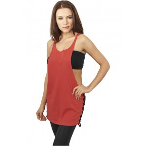 Ladies Side Knotted Loose Tank