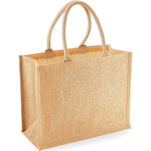 Shimmer Jute Shopper