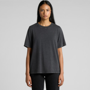 Wo's Stone Wash Heavy Tee |...